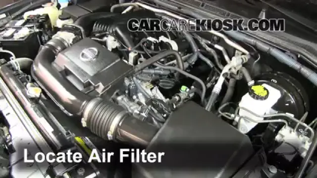 2011 Nissan Xterra S 4.0L V6 Filtro de aire (motor) Cambio